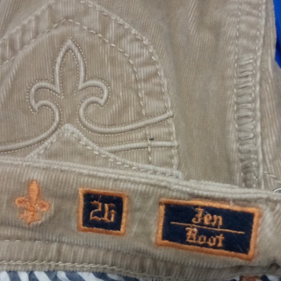 Rock Revival Women's 26 Bootcut Cords Light Brown Jen NWOT DEFECT - Picture 6 of 11